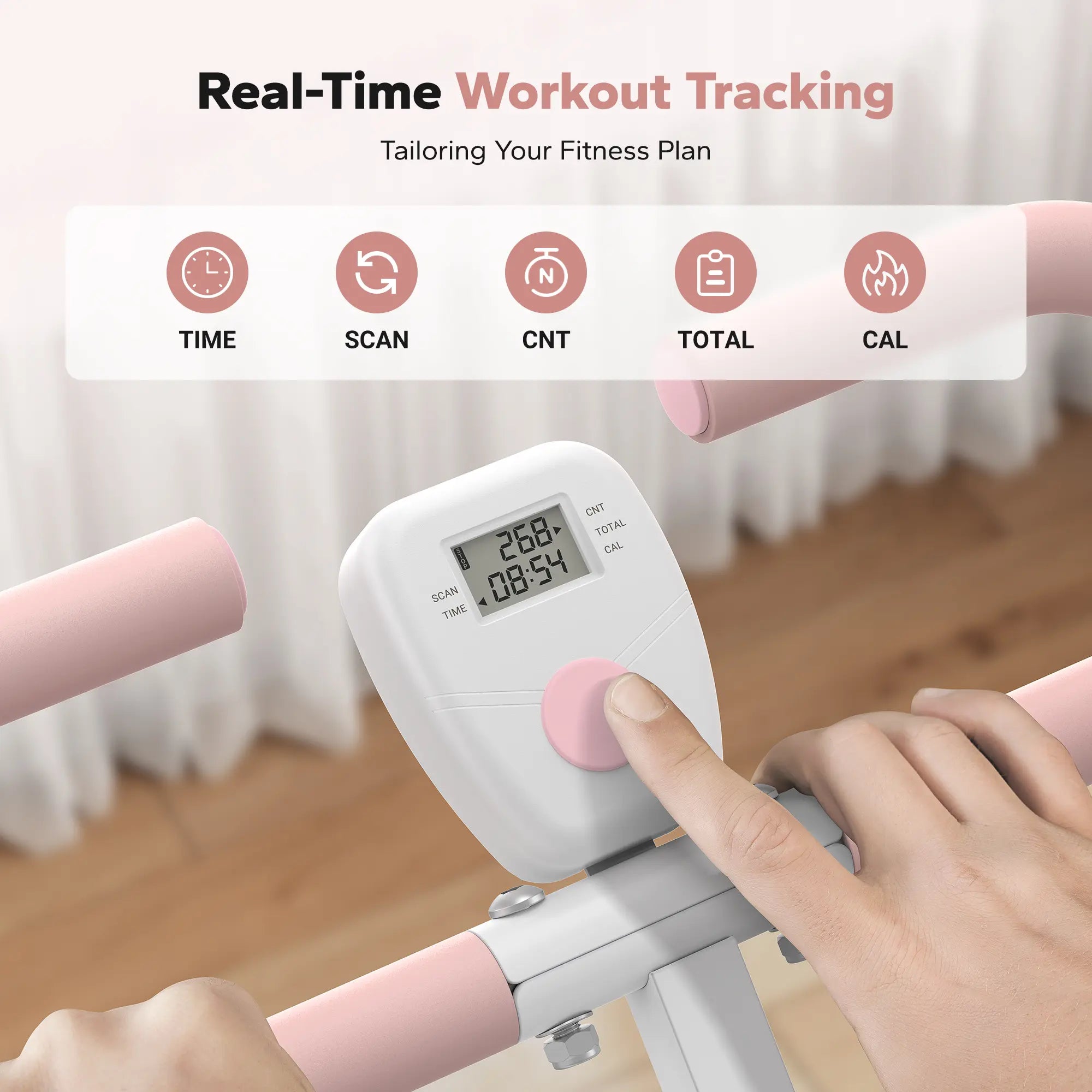 350LBS Heavy-Duty Squat Rowing Machine for Home Gym