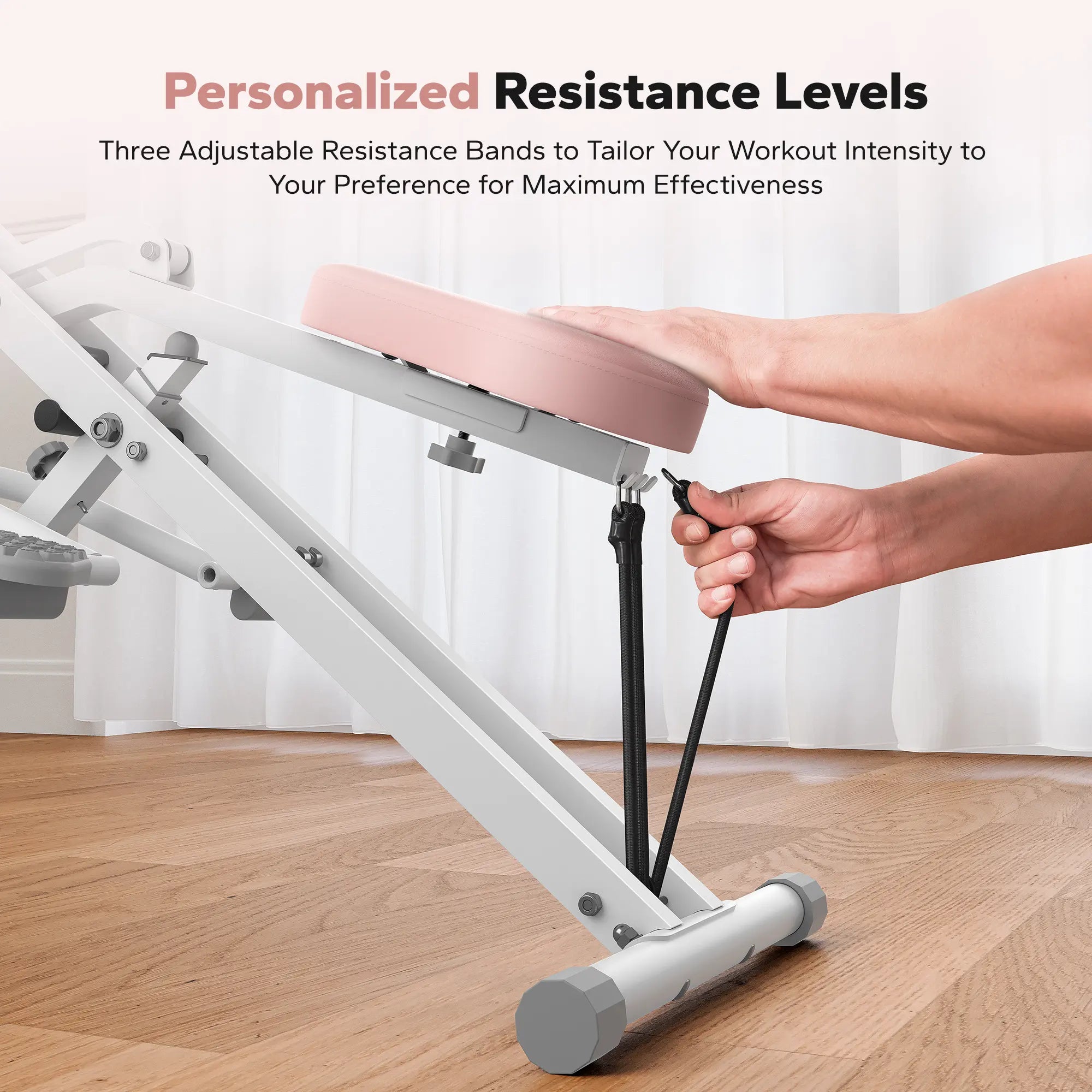 350LBS Heavy-Duty Squat Rowing Machine for Home Gym