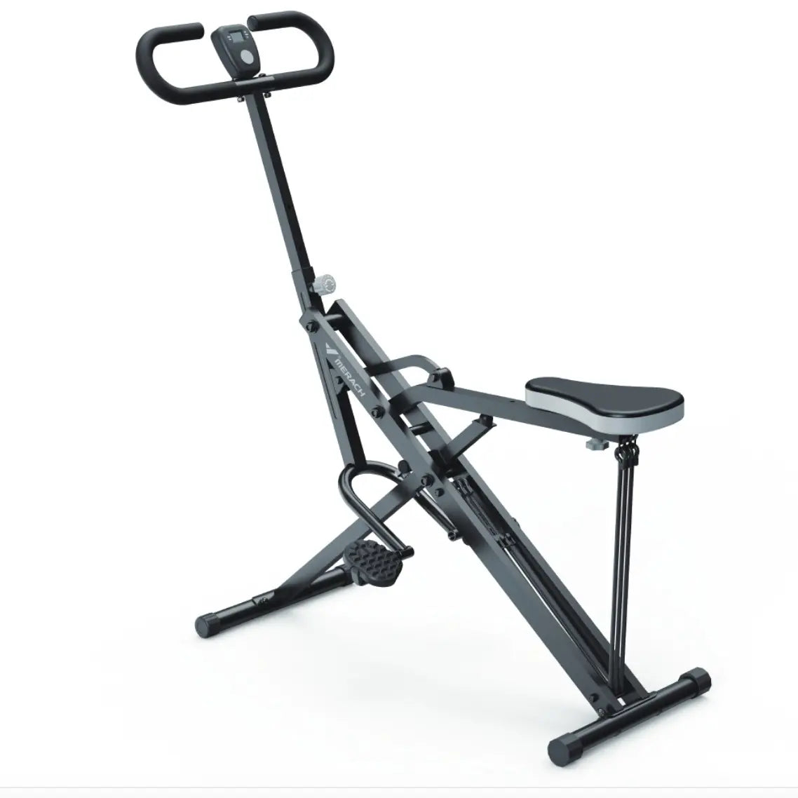 350LBS Heavy-Duty Squat Rowing Machine for Home Gym